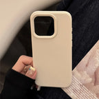Dopamine-Inspired Silicone Solid Color Simple Fashion Phone Case for iPhone 18 17 Pro 16 Plus 16 18 Pro Max 15 14 13 12 11 Cover