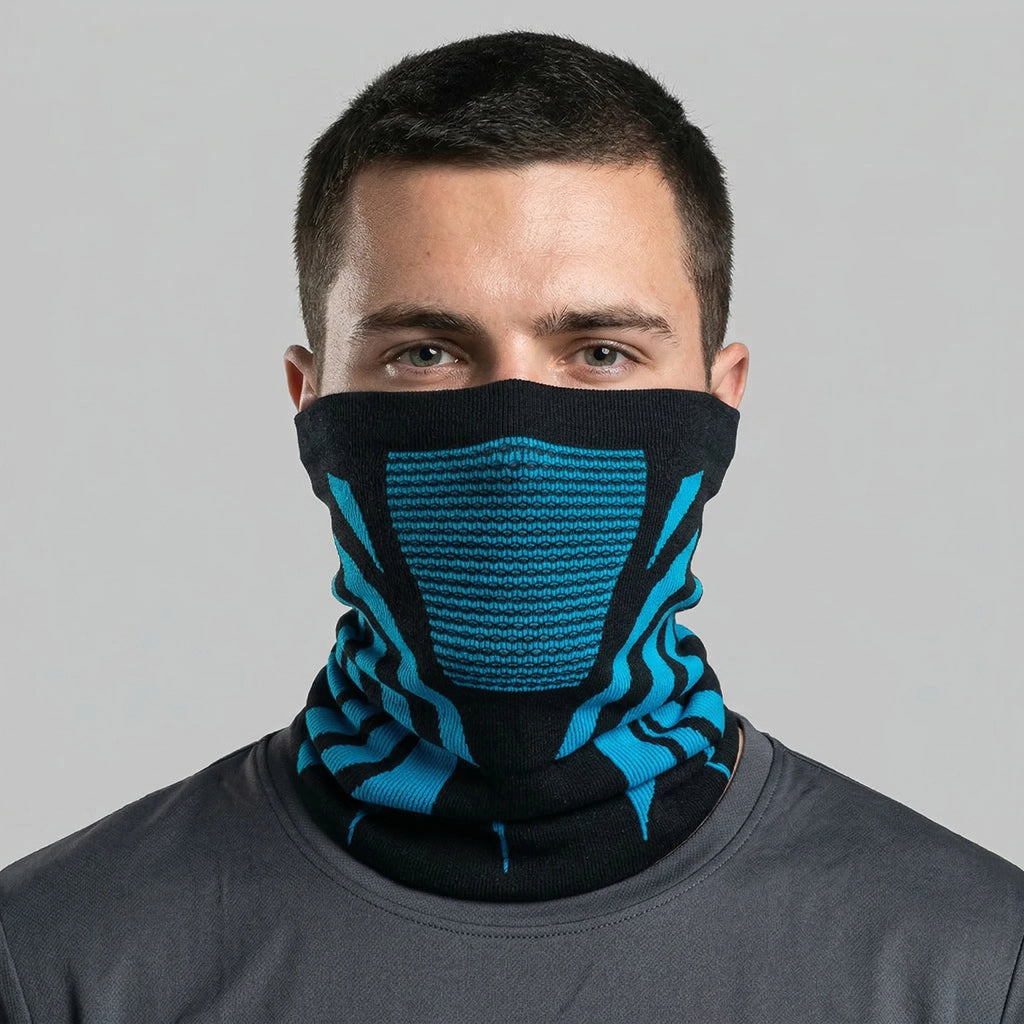 Winter Men Women Warm Skiing Mask Scarf Elastic Breathable Half Face Mask For Cycling Outdoor Sports Running Hiking Fishing