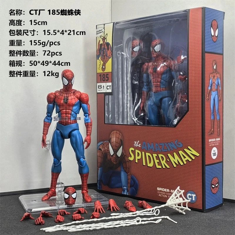 ZD Ct Factory 186 Scarlet Spider Man Amazing Spider-Man Wolverine Comic Version Action Figure Model Doll Ornament In Stock Gift