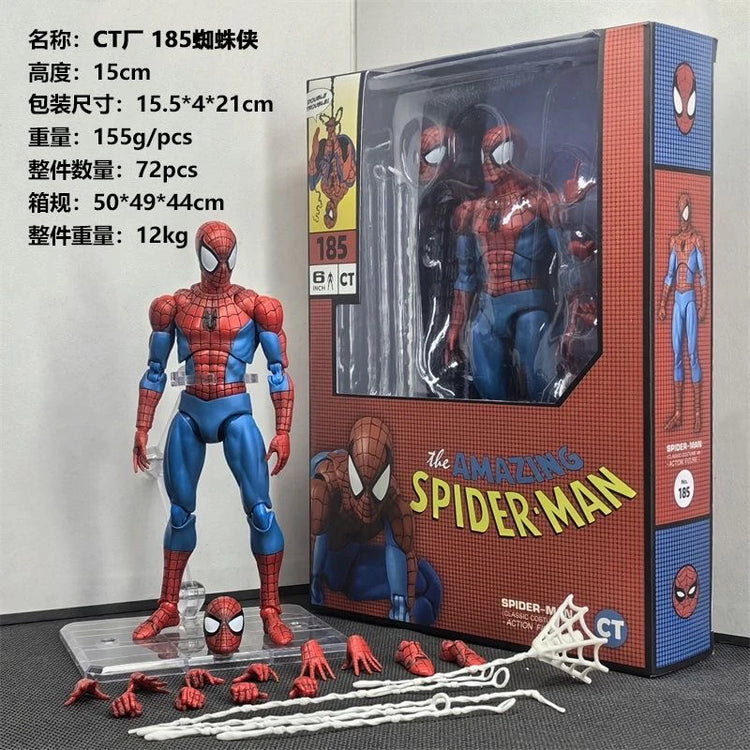 ZD Ct Factory 186 Scarlet Spider Man Amazing Spider-Man Wolverine Comic Version Action Figure Model Doll Ornament In Stock Gift