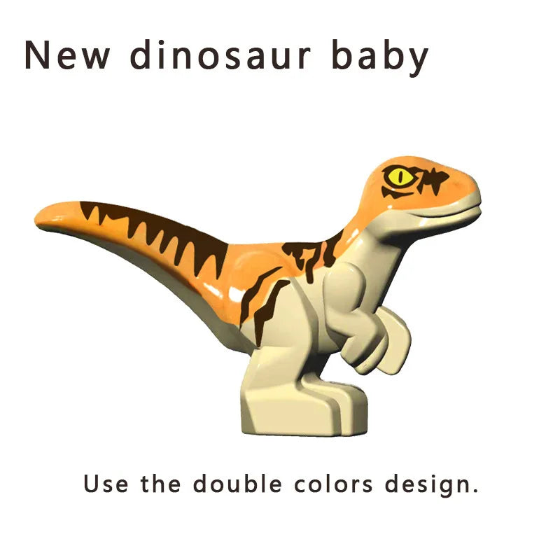 Jurassic Dinosaur Nest Baby Building Blocks Toys Collection Souvenir Gift Birthday Jurassic Rex Raptor