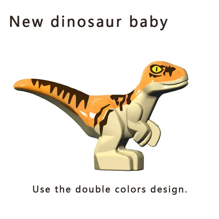 Jurassic Dinosaur Nest Baby Building Blocks Toys Collection Souvenir Gift Birthday Jurassic Rex Raptor