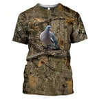New Camouflage Rabbit Hunting 3d T-shirt Summer Casual Men's T Shirts New Fashion Street Women's Short Sleeve Tops Male Clothing