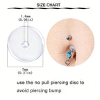 Belly Button Piercing Kit Gun Belly Piercing Kit Belly Button Piercing Gun Navel Piercing Kit Belly Button Ring Piercing Kit
