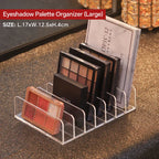 7-Compartment  Makeup Organizer Desktop Eye Shadow Palette Display Box Makeup Blush Cosmetics Shelf Make up Tools Storage Holder