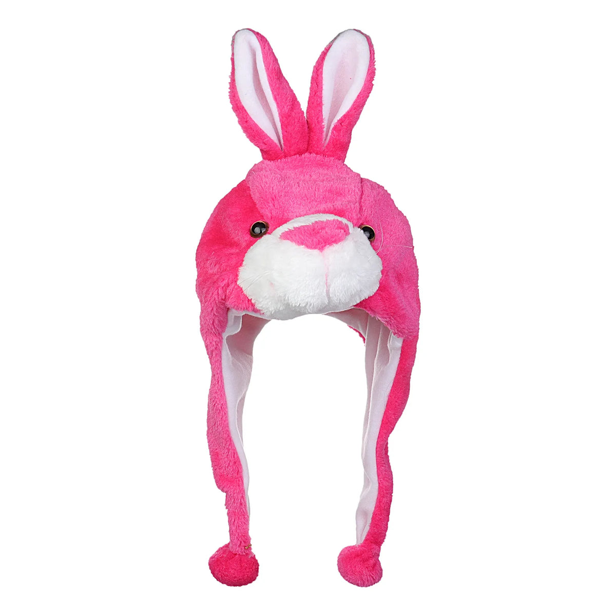 Fashionable Children's Winter Hat Plush Tiger Head Design Scarf Neck Protection Halloween Performance Cap Kids Warm Cozy Hat