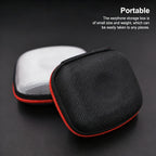 Earphone Storage Bag Square Headset Box Indoor Outdoor Travelling Earphones Storaging Case Accessories with Zipper