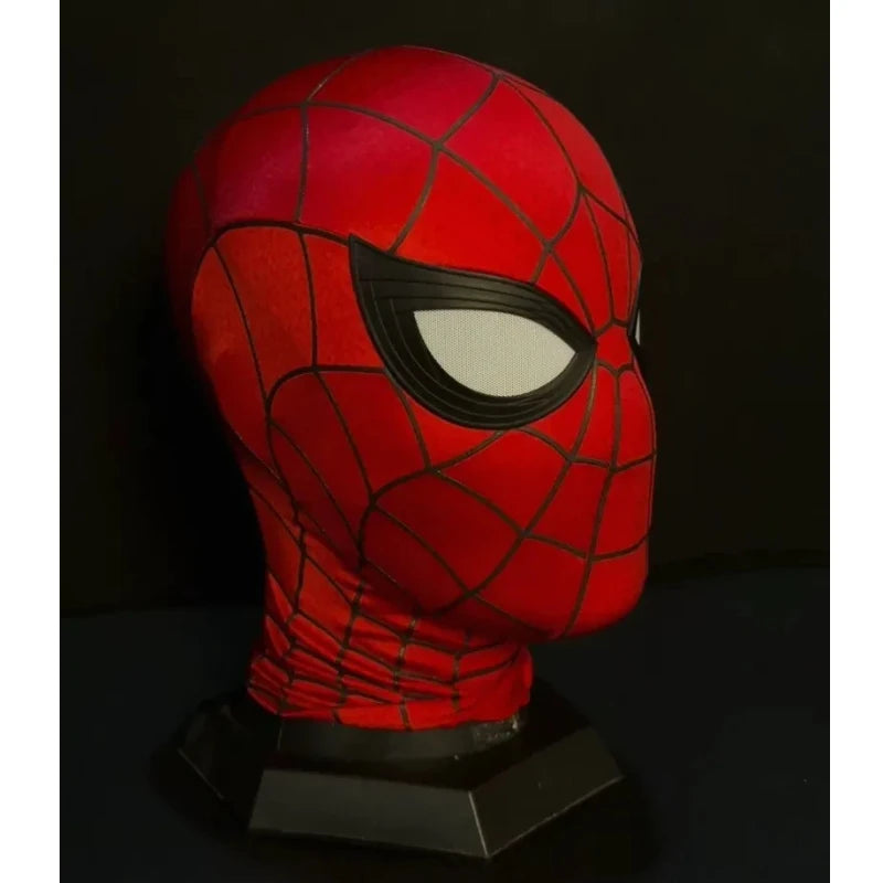 Stock Spiderman Brand New Day Adult Cosplay Mask With Magnetic Back Cover 3d Webbing Strips Resin Faceshell Cosplay Helmet Toys