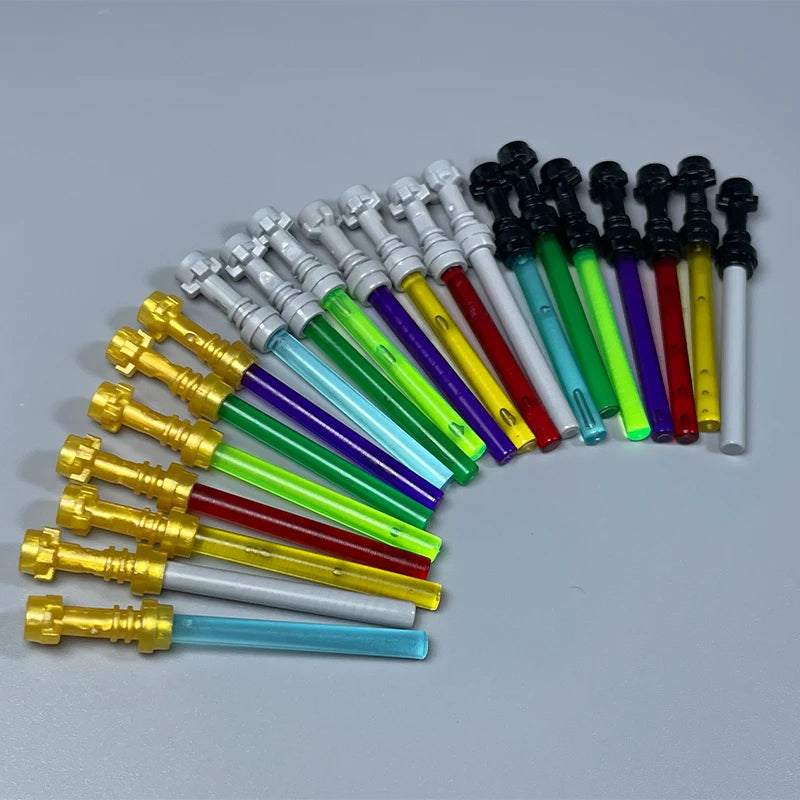 GSBAN Space Wars Lasersword Figures Lightsaber Hilt Set MOC Model Building Blocks Toys for Gifts Assemble Bricks