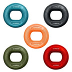 Silicone Finger Grip Strengthener Ring Adjustable Resistance Hand Wrist Exercise for Carpal Tunnel Relief Gym Home Training