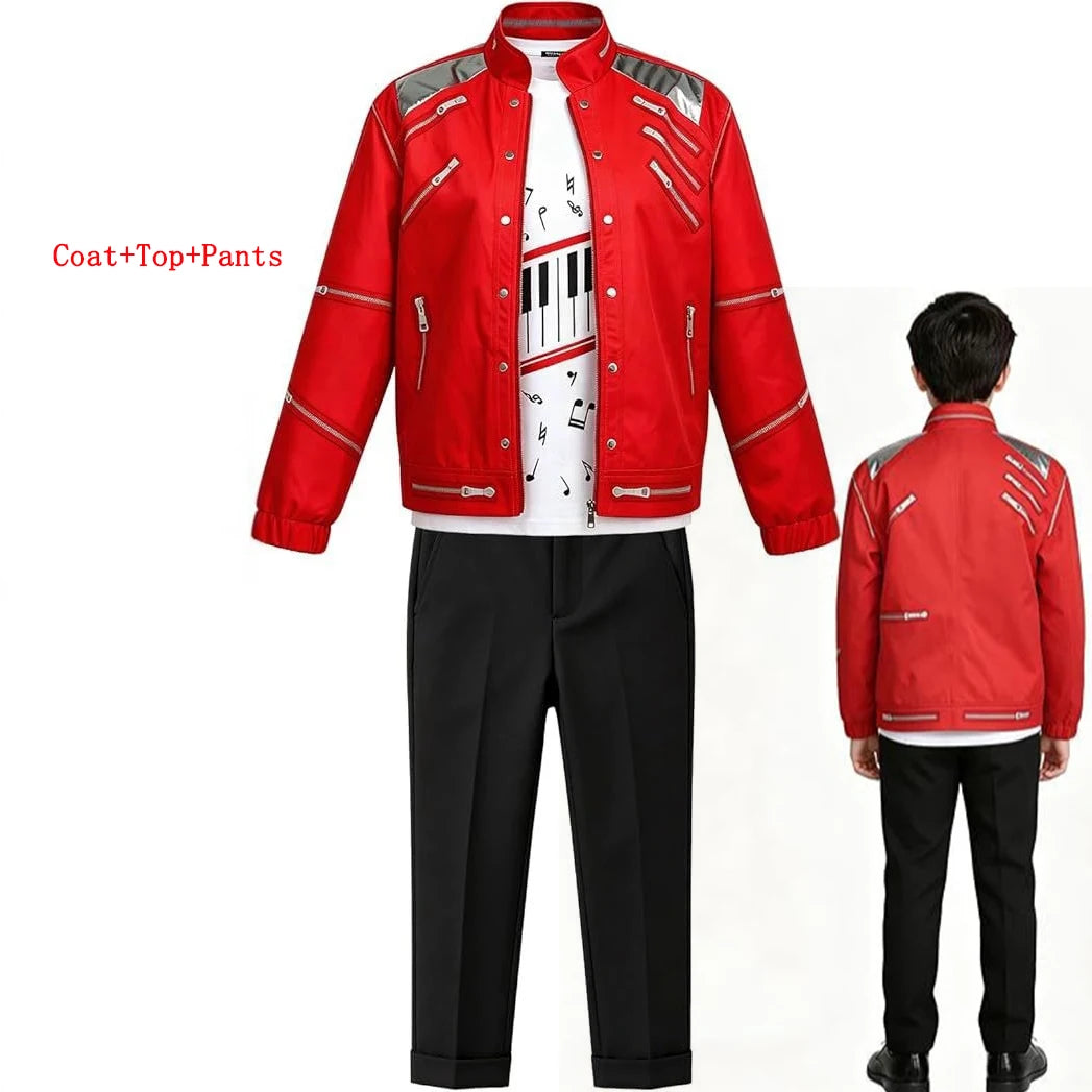 Hip Hop Kids Clothes Halloween Cosplay Birthday Party Dance Performance Children's Costume Pop Star Boys Girls Outfits