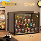 1/2/4 pcs Containerized Designs Acrylic Organizer for Collectible Figures High Definition Transparent Miniature Display Case