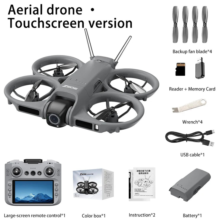 Original Z906 4K 8K Drone 5G Brushless Anti Drop Four Axis Long-Range Obstacle Avoidance Foldable Quadcopter RC GPS Dron