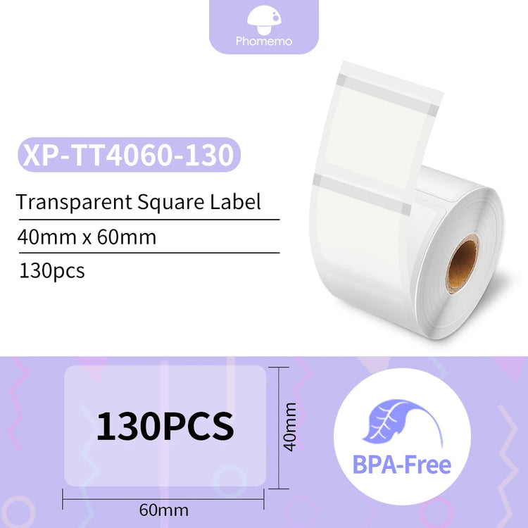 Phomemo Label Printer M110 Label Maker Barcode Label Printer for Address, Barcode, Clothing, Photo,Logo,Jewelry,Retail,Business