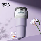 Car Thermal Mug Extra Large Capacity 900/1200ml Stainless Steel VacuumThermal Mug Handheld Portable Outdoor&Sport Water Cup