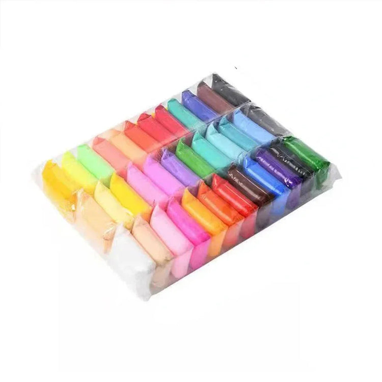 36 Color Clay Air-dried Clay Set Ultra Light Plastic Clay with Carving Tools DIY Crafts Gifts Children Non-Toxic Modeling Fun