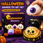 New 5.5cm Halloween Ghost Dumplings Toy Soft Slow Resilience  Squeeze Squishy Toy Kawaii Halloween Fidget Toy for Stress Relief