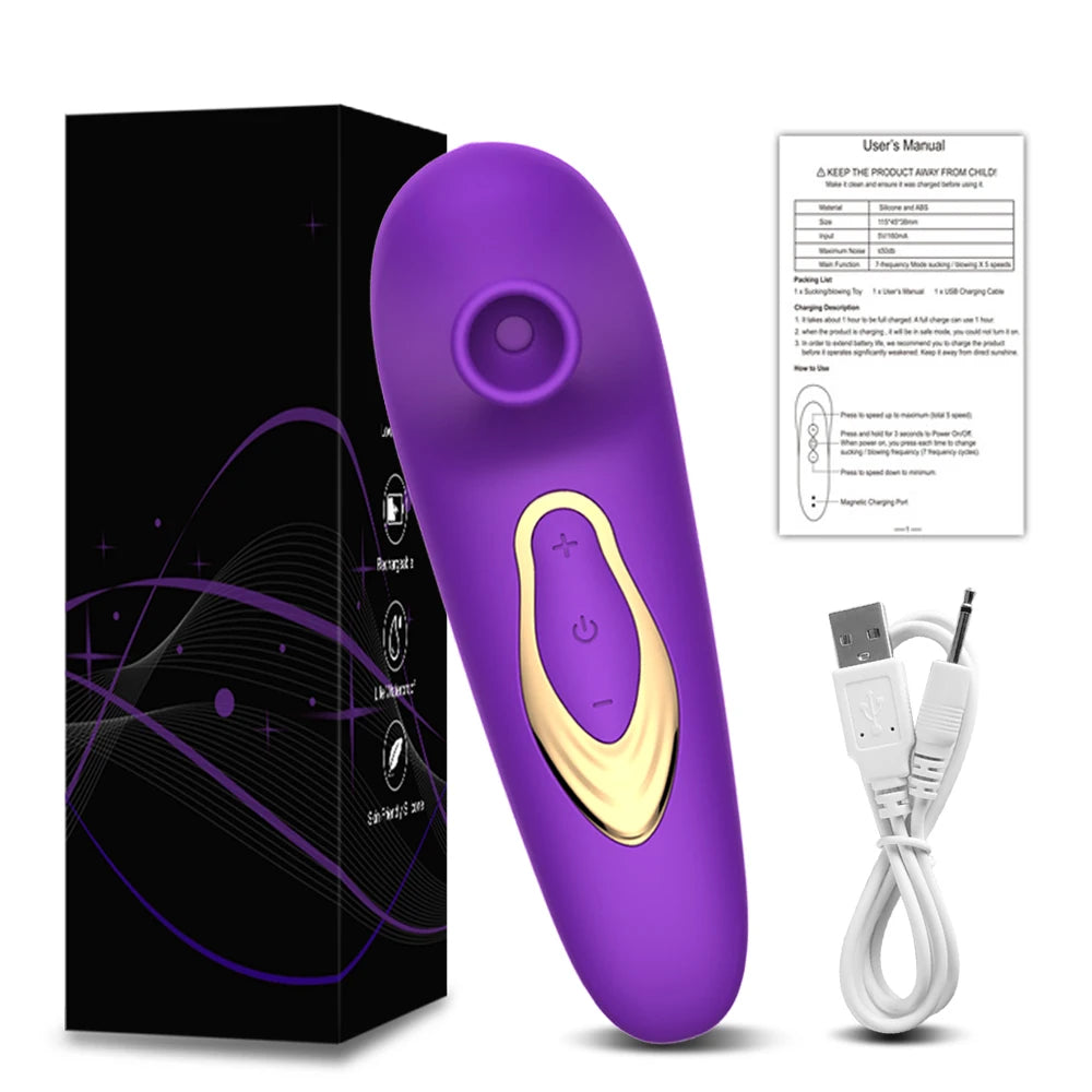 Powerful Oral Sucking Vibrator for Women Sucker Clitoris Vibrator Female Nipple Vacuum Stimulator Sex Toys Goods for Adults 18