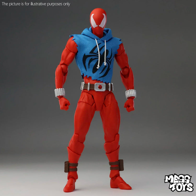 Original Mess Toys Scarlet Hero Scarlet Spiderman Messtoys Spider Man Anime Action Figure Figurine Statue Model Gifts Toys