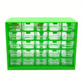 25 Multi-grid Drawer Parts Box Wall-mounted Screw Classification Component Box Tool Case Electronic Components Storage Toolbox