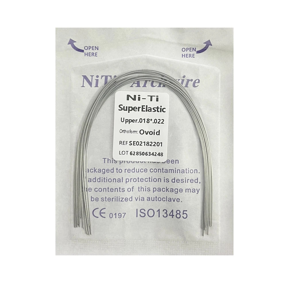 10pcs/Pack AG Dental Orthodontic Arch Wires NITI  Round / Rectangular Oval Form Ortho Arch Wire Dentist Tool