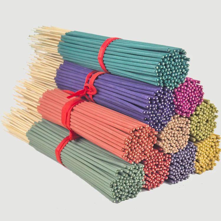 7 Sets of 140 Incense Sticks, Available in Four Seasonal Sets: Rose, Lavender, Sandalwood, Jasmine, Mint, Cherry Blossom, Herbal, and Dragon Blood Wood, with 20 Sticks in Each Pack, Suitable for Home Use, Office, Yoga, Medita