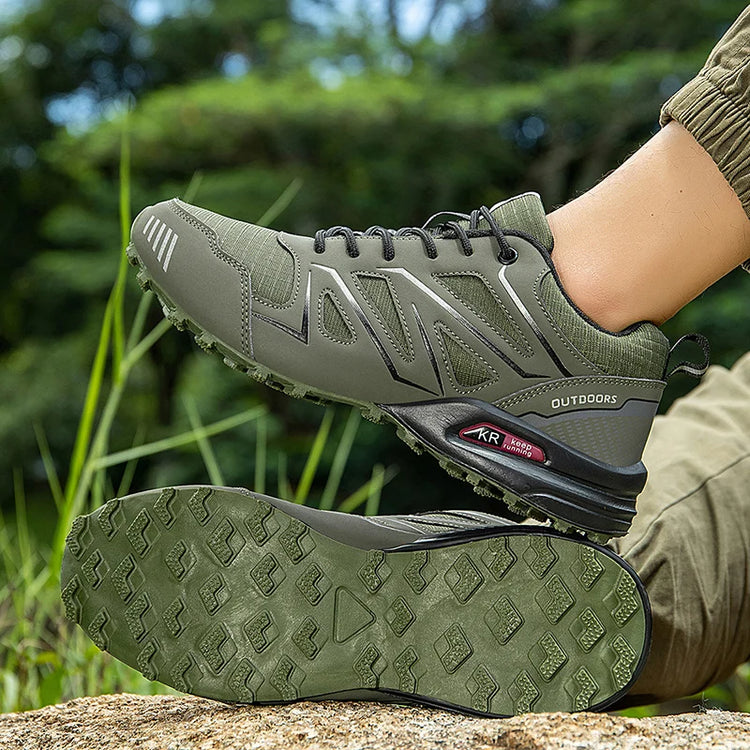 Waterproof Hiking Shoes Men‘s Outdoor Trekking Sneakers Mountain Climbing Camping Trainers Hunting Tactical Boots Bike Shoe Male