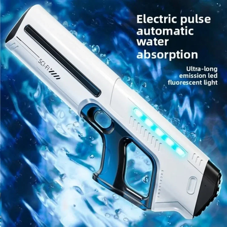 Children's Fully Automatic Water Storage Gun Large Capacity Electric Water Absorbing Toy Gun Summer Outdoor Water Toy Gift