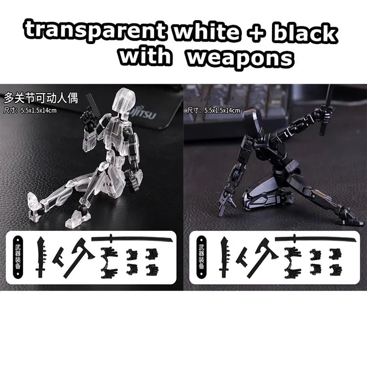 13 Action Figure Titan Multi-Jointed Movable Shapeshift Robot T13 Action Mannequin Character And Dog Figure Toys Gifts