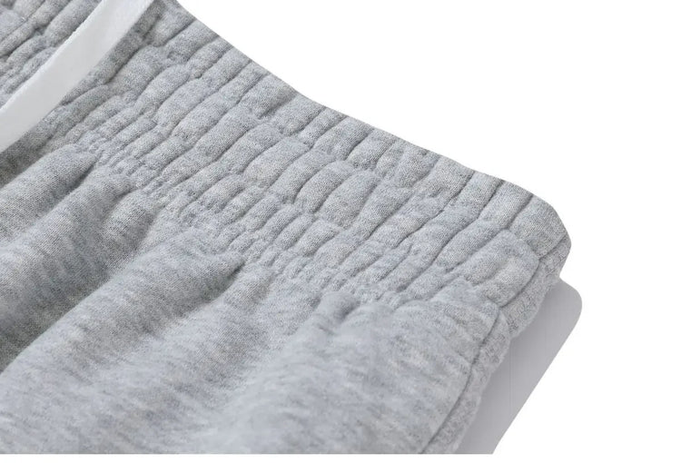 2026 American Heavyweight Sports Sweatpants for Men in The Summer of 2025, New Straight-leg Casual Wide-leg Long Pants