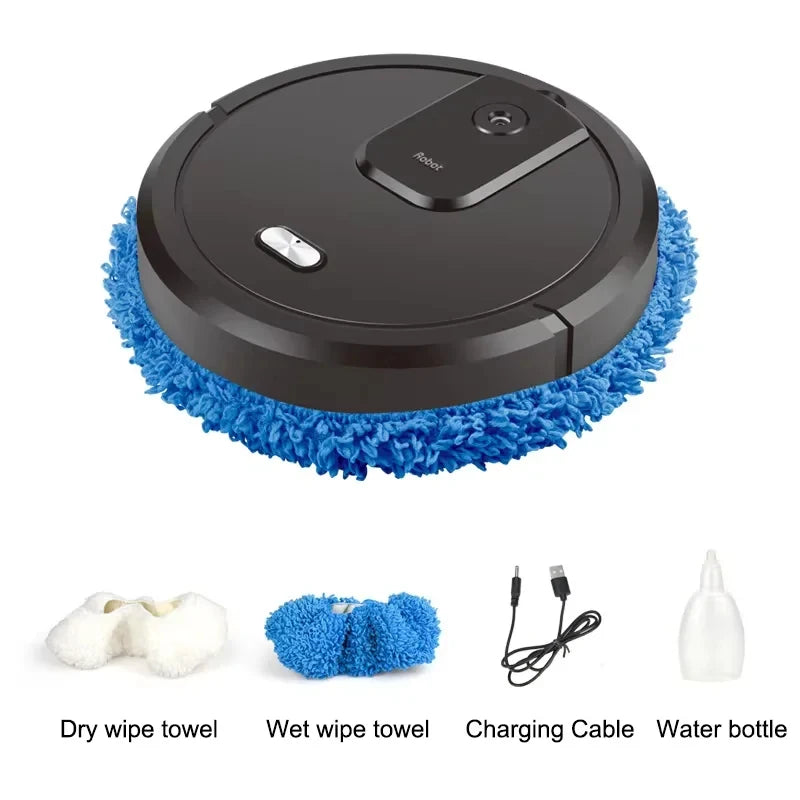 NEW Smart Sweeping and Mop Robot Vacuum Cleaner Dry and Wet Mopping Rechargeable Robot Home Appliance with Humidifying Spray