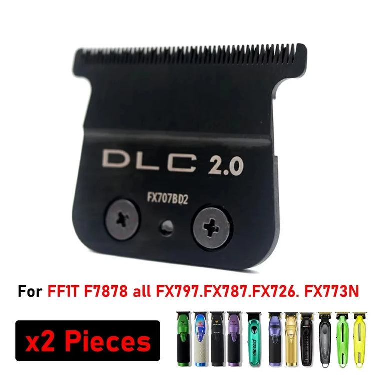 Professional Barber Trim Barbershop Original Replacement Carbon Steel Knife Head DLC Blade for BAB787 &707Z JUCAI PRO F7878