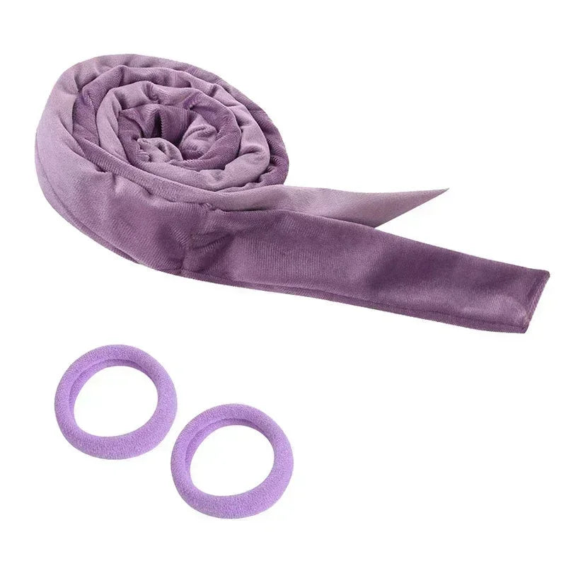 Heatless Curling Rod Headband No Heat Hair Curlers Ribbon Lazy Hair Rollers Silk Curls Sleeping Soft Headband Hair Styling Tools