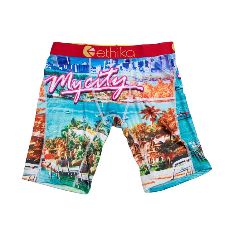 ETHIKA 1Pcs Men Underwear Boxers Breathable Mesh Crotch Mens Panties Plus Size S-3XL Man Swimming Underpants Men's Boxers Shorts