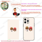Custom Case for iPhone 18 17 Air 16 17e 16e 15 14 13 12 Pro Max Mini XR Plus Cover DIY Photo Soft Matte Silicon Shockproof Funda