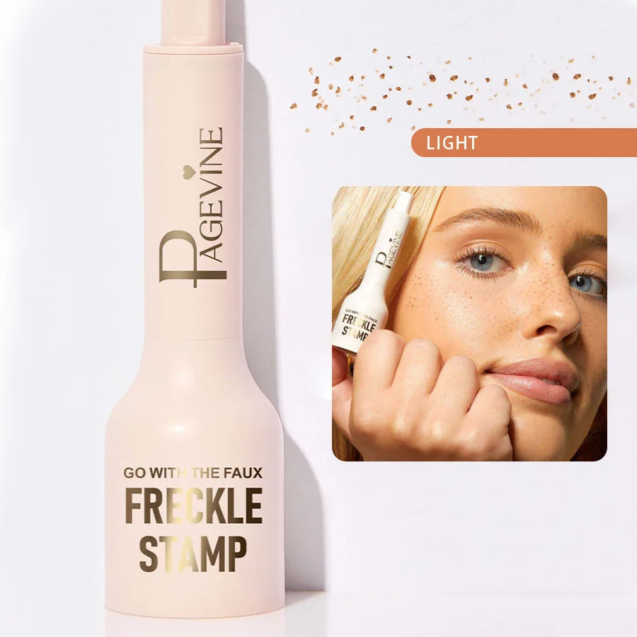 Facial Freckle Stamp Pencil,Natural Makeup for Freckles,Dark Spots, Moles,Waterproof,not easy to fade Concealer,Feminine Contour
