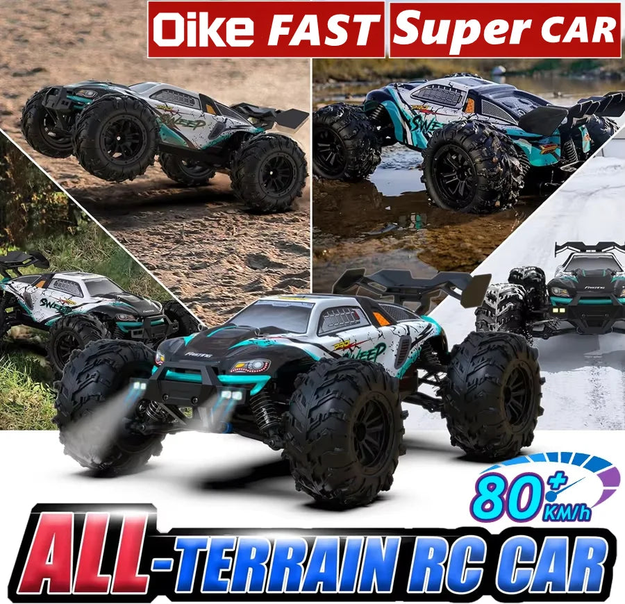 Oike 4WD RC Auto 40KM/H 50KM/H 80KM/H High Speed Drift Racing Climbing Remote Control Car Truck 4X4 All Terrain Off Road Buggy