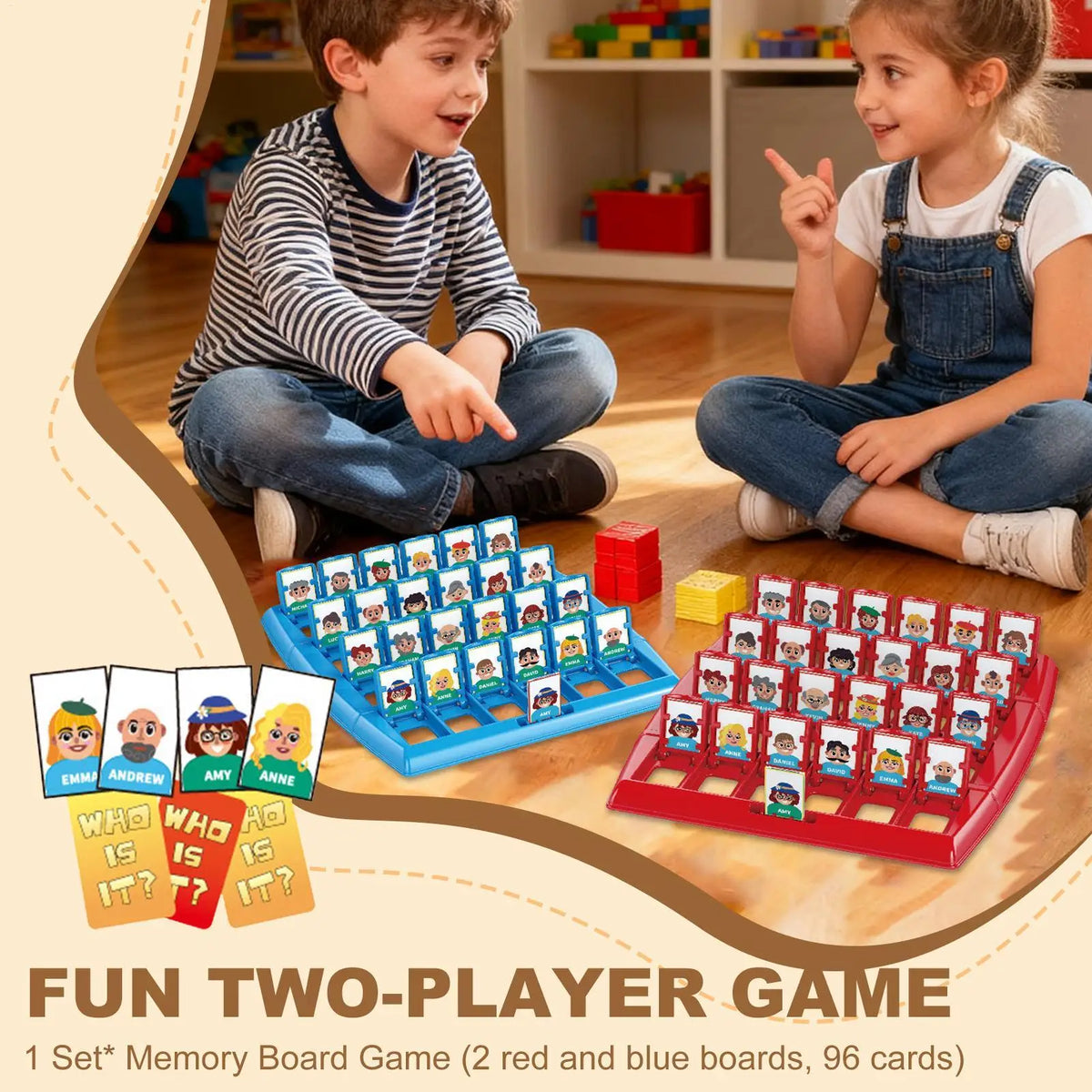 Guesses Who I Am Board Game Interactive Parent-Child Interactive Game Memory Logic Card Board Games For Family Party Gathering