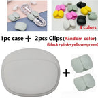 Silicone Cell Phone Cable Bag, Data Cable Storage Box, Travel Earphone, Wire Key, U Drive, USB Rating, Sauna