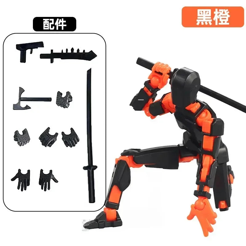 13 Action Figure Titan Multi-Jointed Movable Shapeshift Robot T13 Action Mannequin Character And Dog Figure Toys Gifts