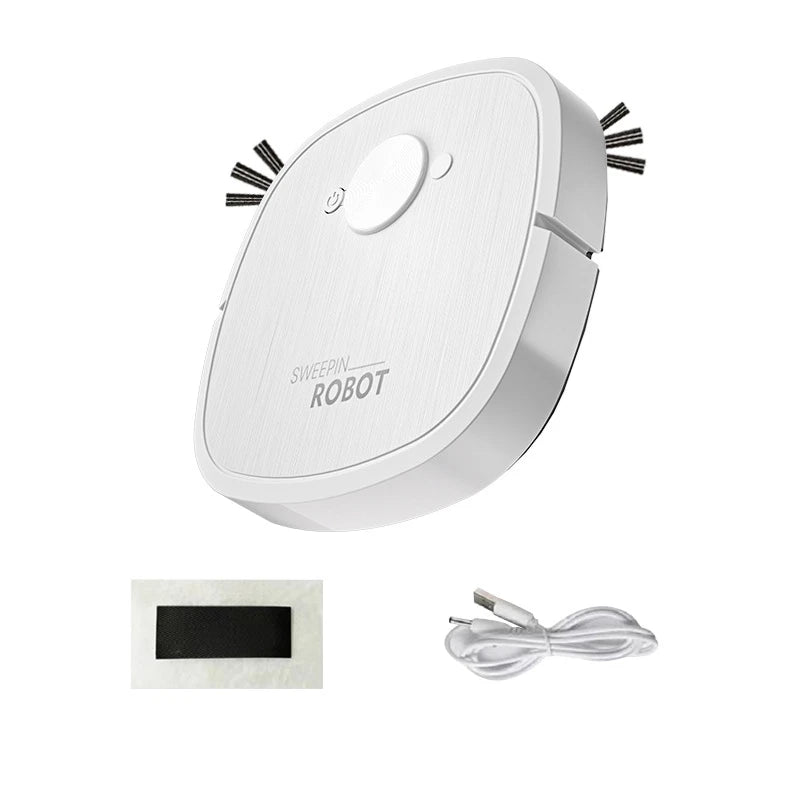 3-in-1 Smart Sweeping Robot Vacuum Cleaner USB Charging Home Fully Automatic Sweep Robot Integrated Sweep Suction Mopping