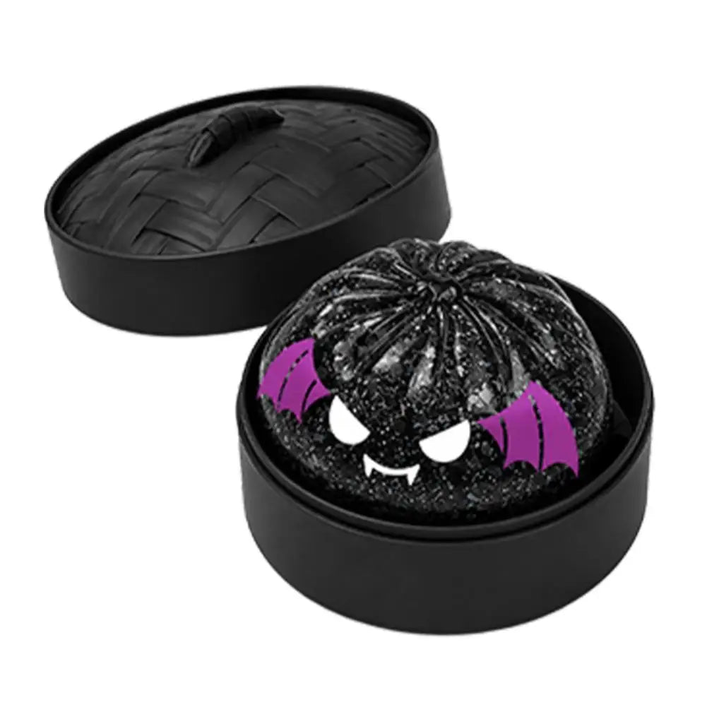 Premium Soft Squishy Dumpling Toy With Steamed Box, Slow Rising Funny Sensory Toy Decompression Soft Squeeze Toy Halloween Gift