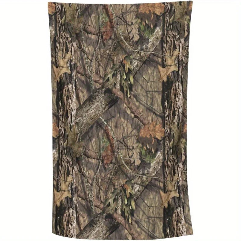 Beach Towel Camouflage Print Pattern Sunscreen And Windproof Suitable For Swimming Pool Camping Travel Blanket