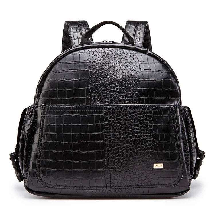 Soboba Large Capacity Solid Diaper Bag with Backpack Straps for Fashionable Mothers – Waterproof Nappy Changing Bag