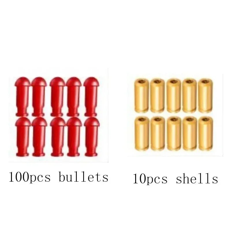 Shell throwing M416 Toy Gun, Continuous-fire Shell-ejectable Soft Bullet Gun
