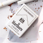 Marlboro Grinding Wheel Lighter, White Paint Green Label Red Label, Multi-color Selection, Men's Gift Wholesale