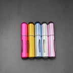 5 Pieces 5 ml Mini Refillable Perfume Sprayer Aluminum Perfume Bottle Portable Perfume Spray Bottle Travel Perfume Mini Bottle