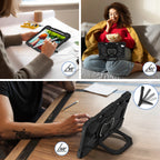 Armor Stand Shockproof Tablet Case For iPad Air 5 Air 6 A16 11th M3 Pro 11 12.9 13 10 Gen 10.5 10.2 9th 8th 6th 5th 9.7 Mini 7 6