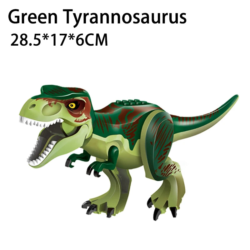 Jurassic Dinosaurs Building Blocks Indominus Rex DIY Big Size Tyrannosaurus Action Figure Models Children Toys Animals Gifts