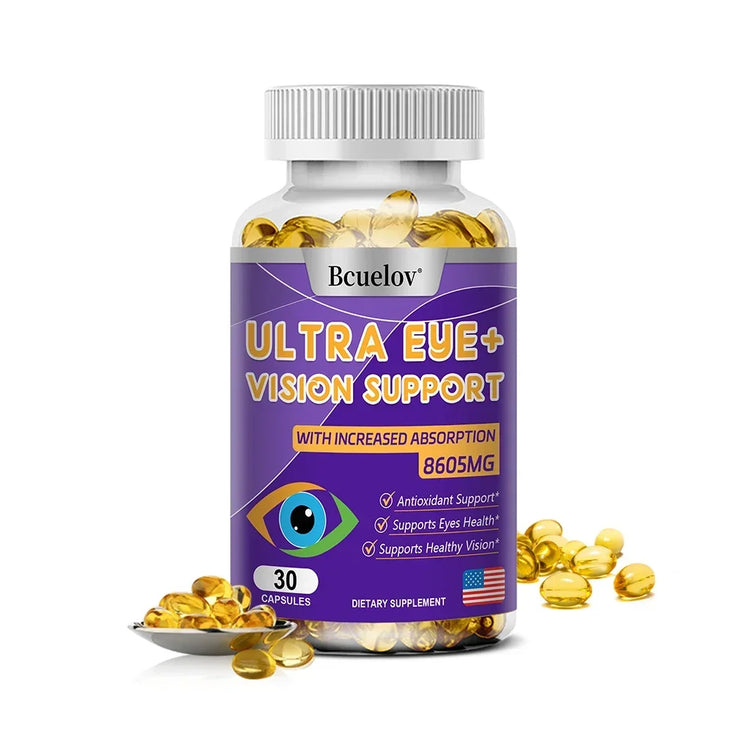 Advanced Eye Vitamin Supplement for Macular Health and Dry Eyes - Supports Eye Strain, Stress, Night Vision